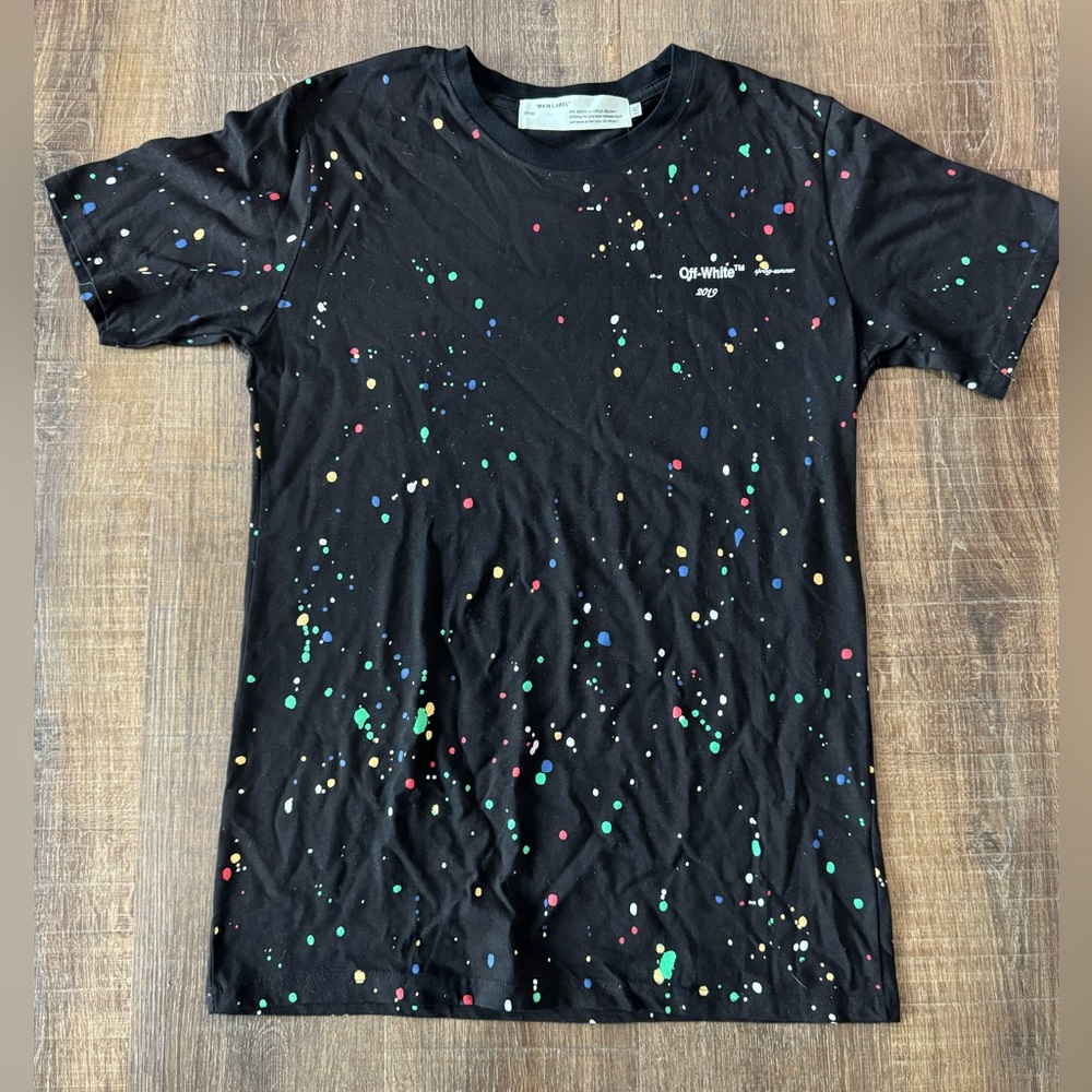 MAIN LABEL OFF WHITE T SHIRT